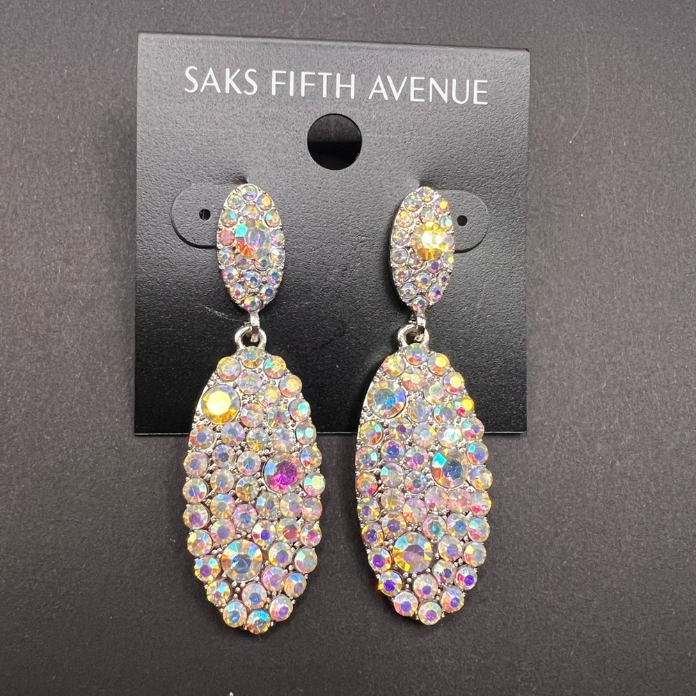 Saks Fifth Avenue Multicolor Crystal Earrings